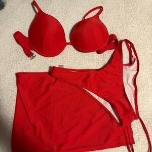 Red Bikini Set